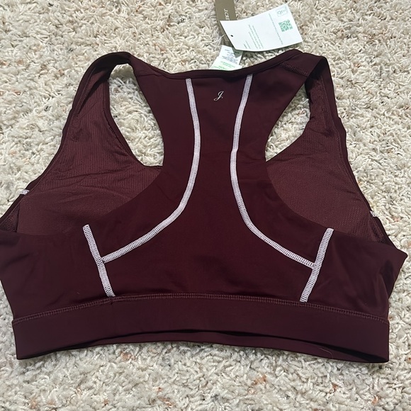 NWT-S-J.Crew SleekStretch zip-front sports bra - Picture 7 of 10